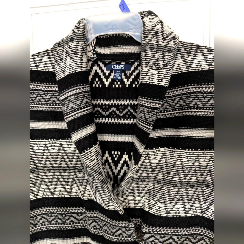 Chaps Women's Southwest Sleeveless Sweater - Picture 5 of 6